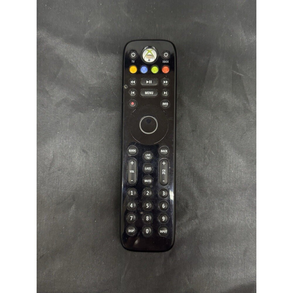 Microsoft Xbox 360 Black Media Remote Control OEM Official (Model 1493)